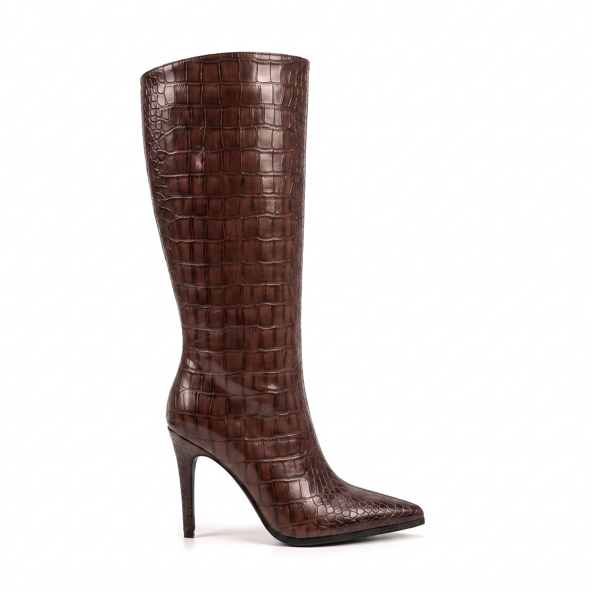 Botas Altas Mujer Tacón Aguja de Piel