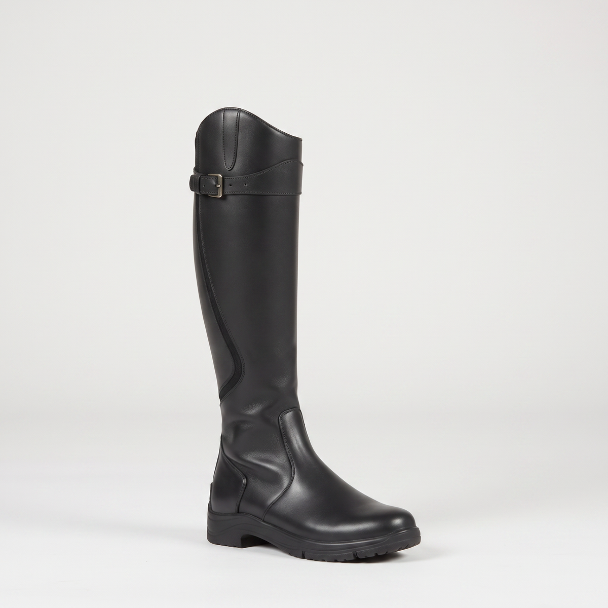 Botines Mujer Hebilla de Piel Cómoda