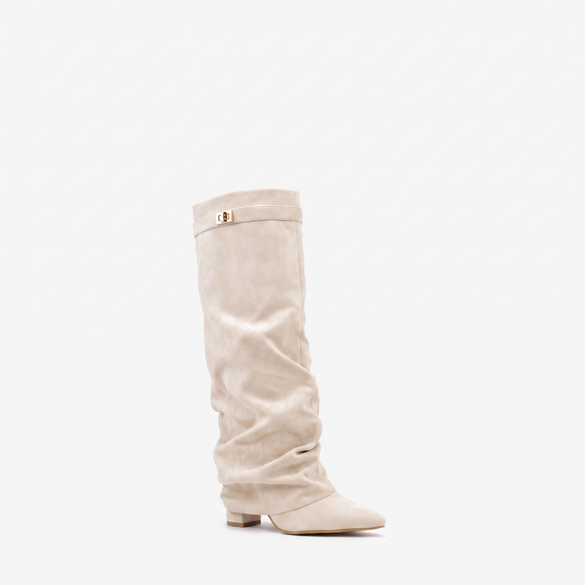 Botas Altas Mujer Punta Fina de Ante
