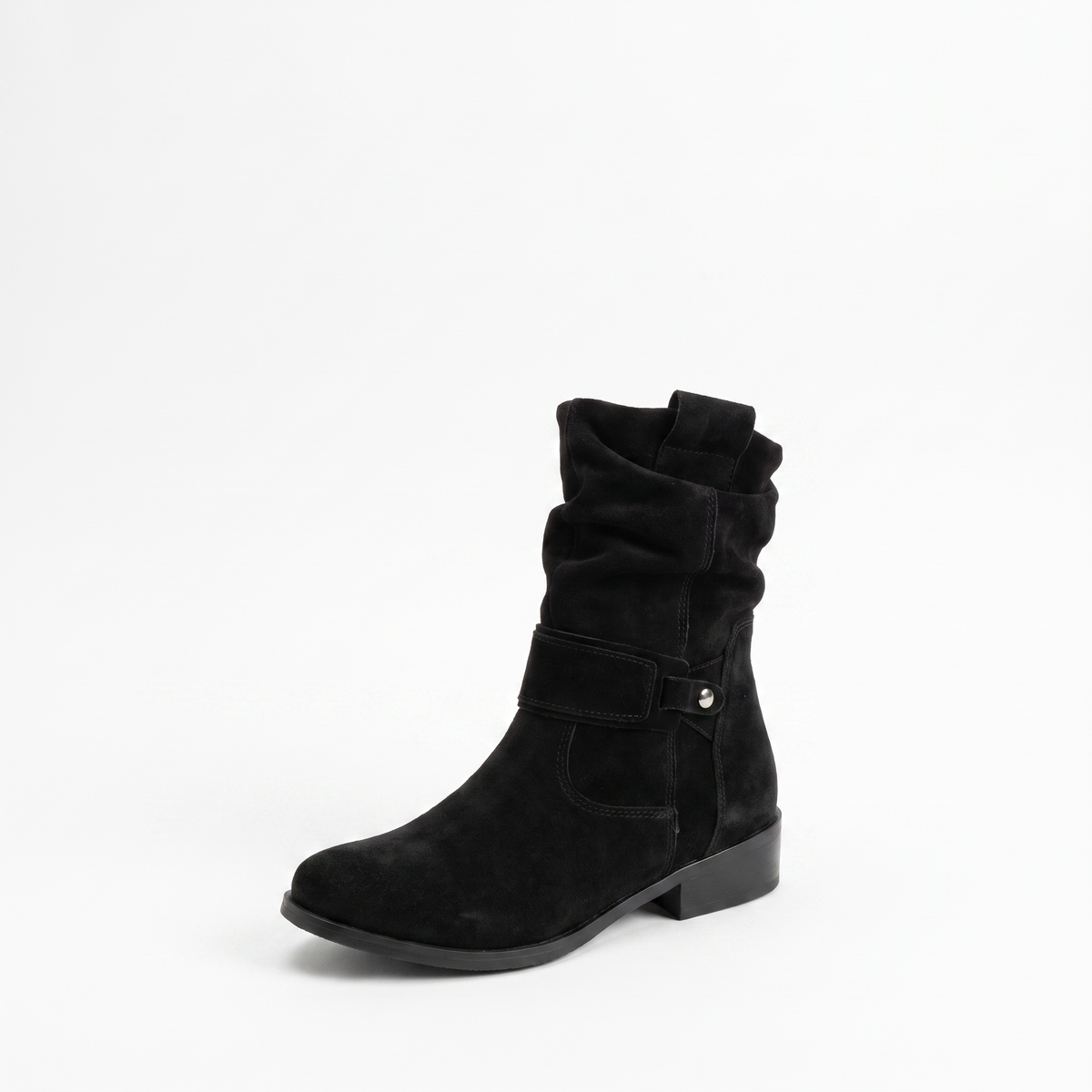 Botines Mujer Ante Boho Suela Cómoda