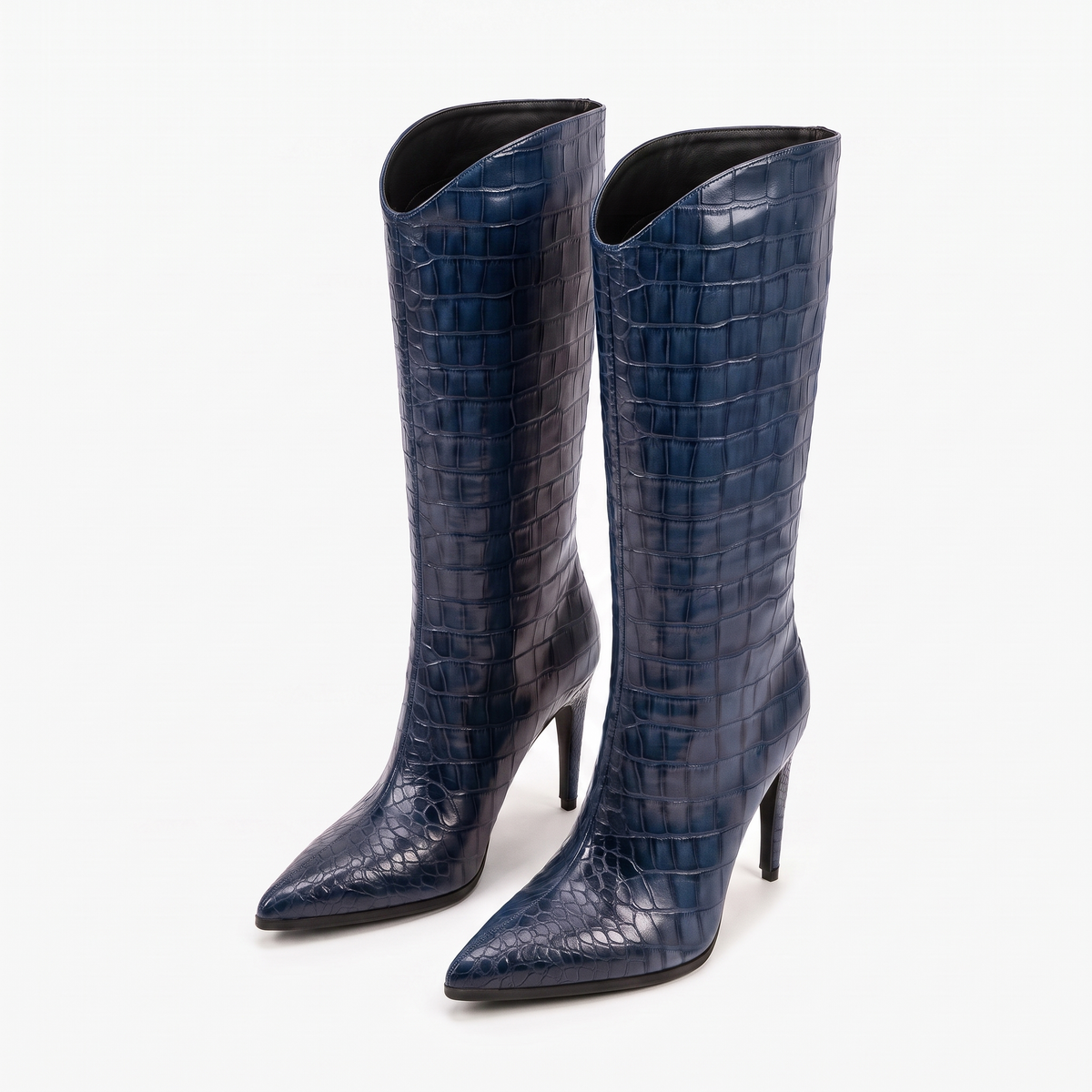 Botas Altas Mujer Tacón Aguja de Piel