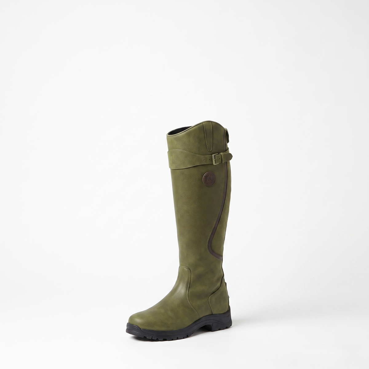 Botines Mujer Hebilla de Piel Cómoda