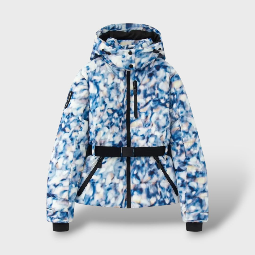 Chaqueta Acolchada Impermeable Mujer con Cinturón - Vista 5