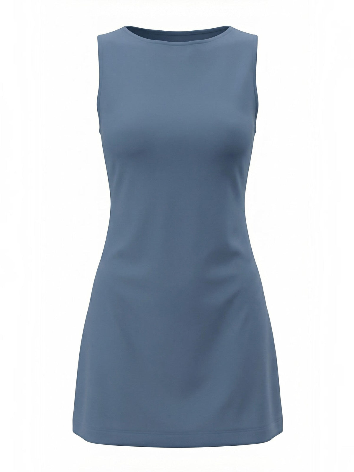 Vestido Corto Ceñido Sin Mangas Mujer