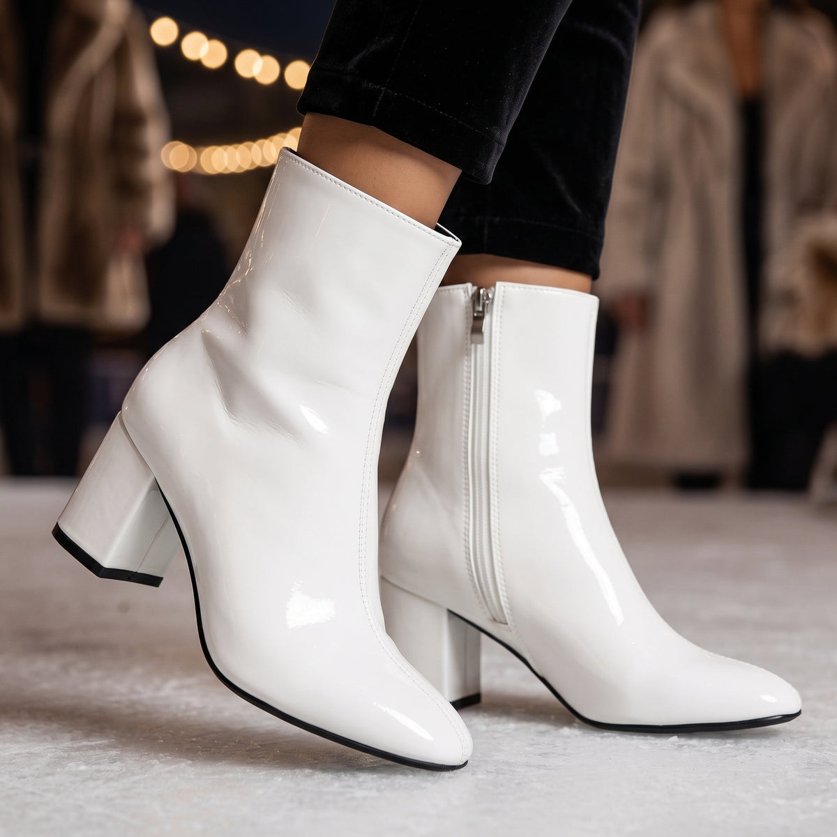 Botines Mujer con Tacón Ancho Elegante