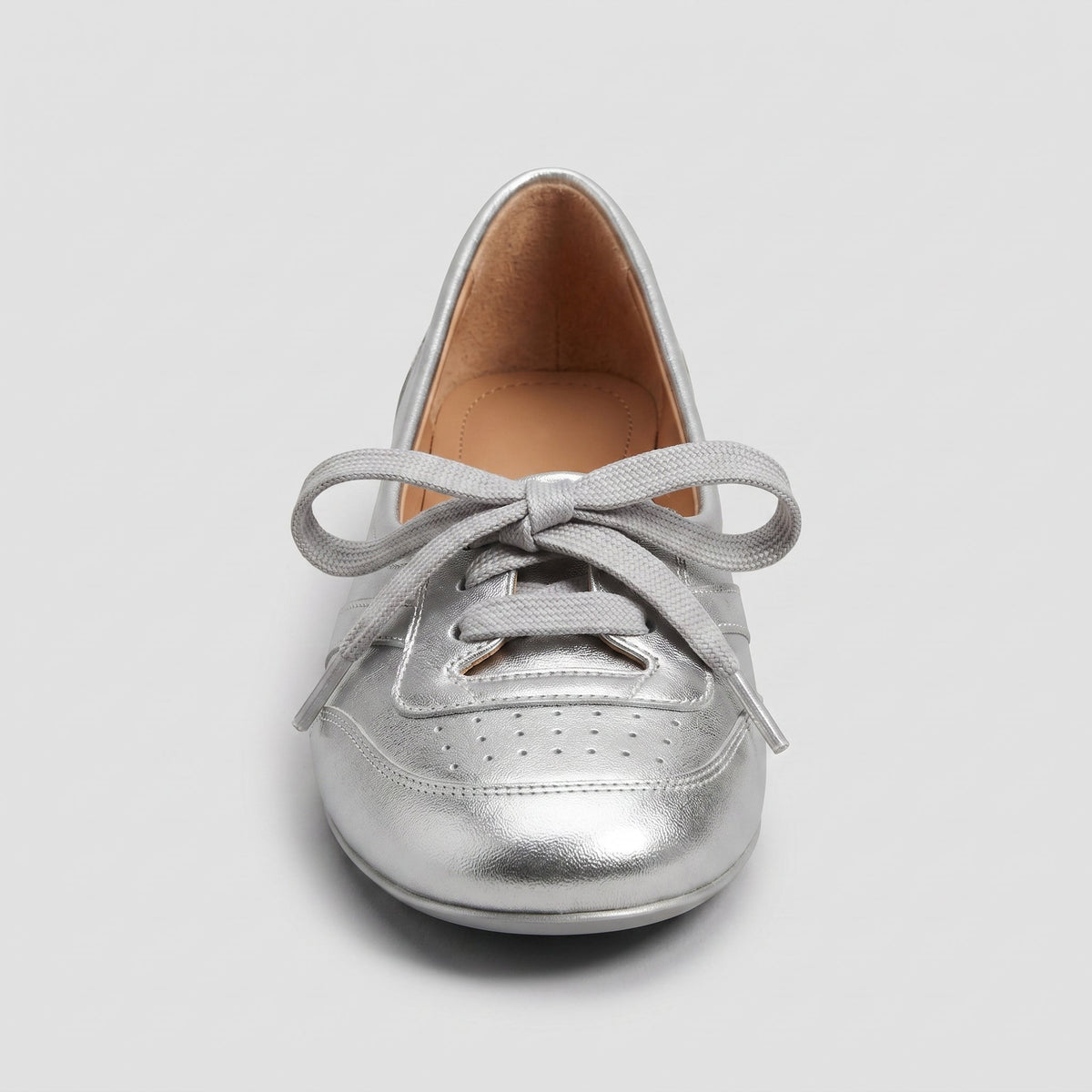 Bailarinas Mujer Sneaker de Piel Retro