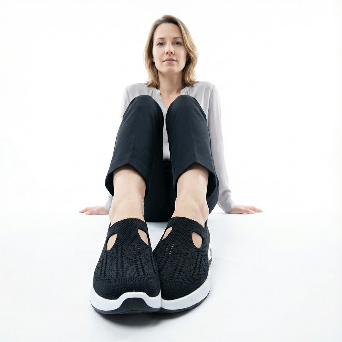 Zapatillas Mujer de Malla Slip-On sin Cordones
