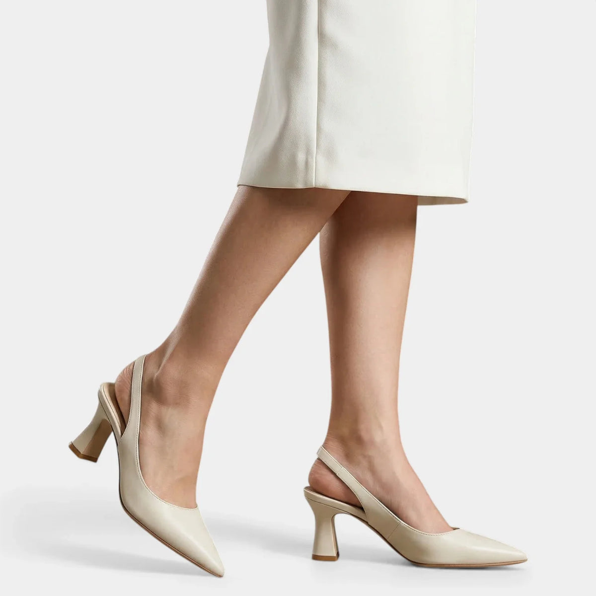 Zapatos de Tacón Mujer Efecto Piel