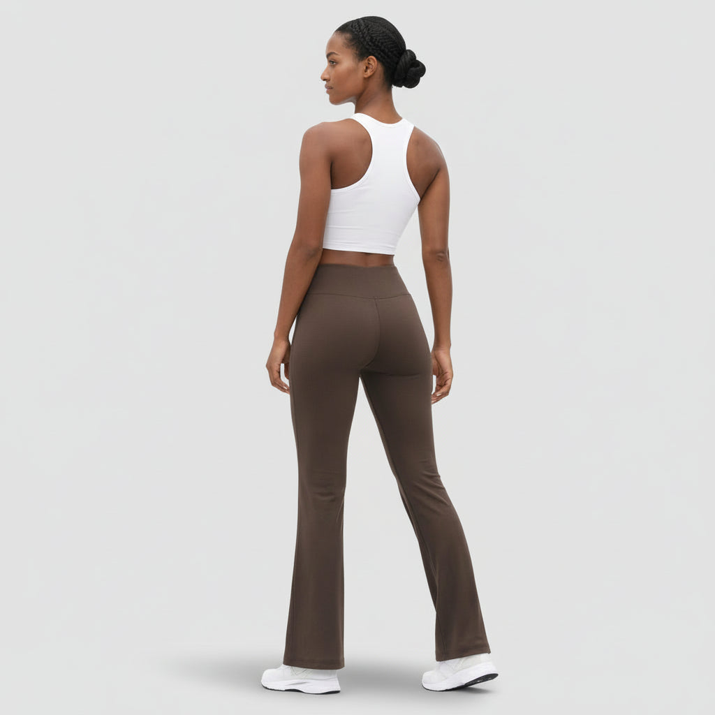 Legging Mujer Tiro Alto Acampanado