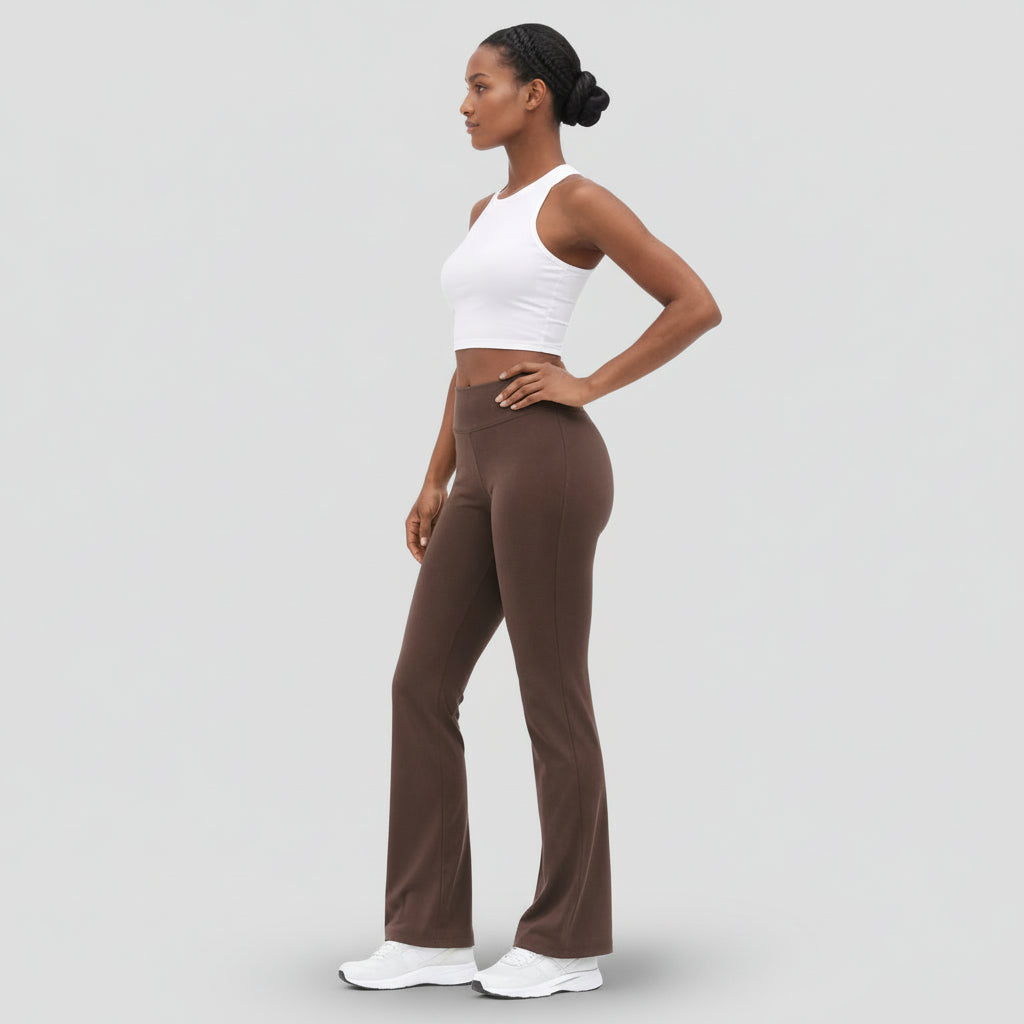 Legging Mujer Tiro Alto Acampanado