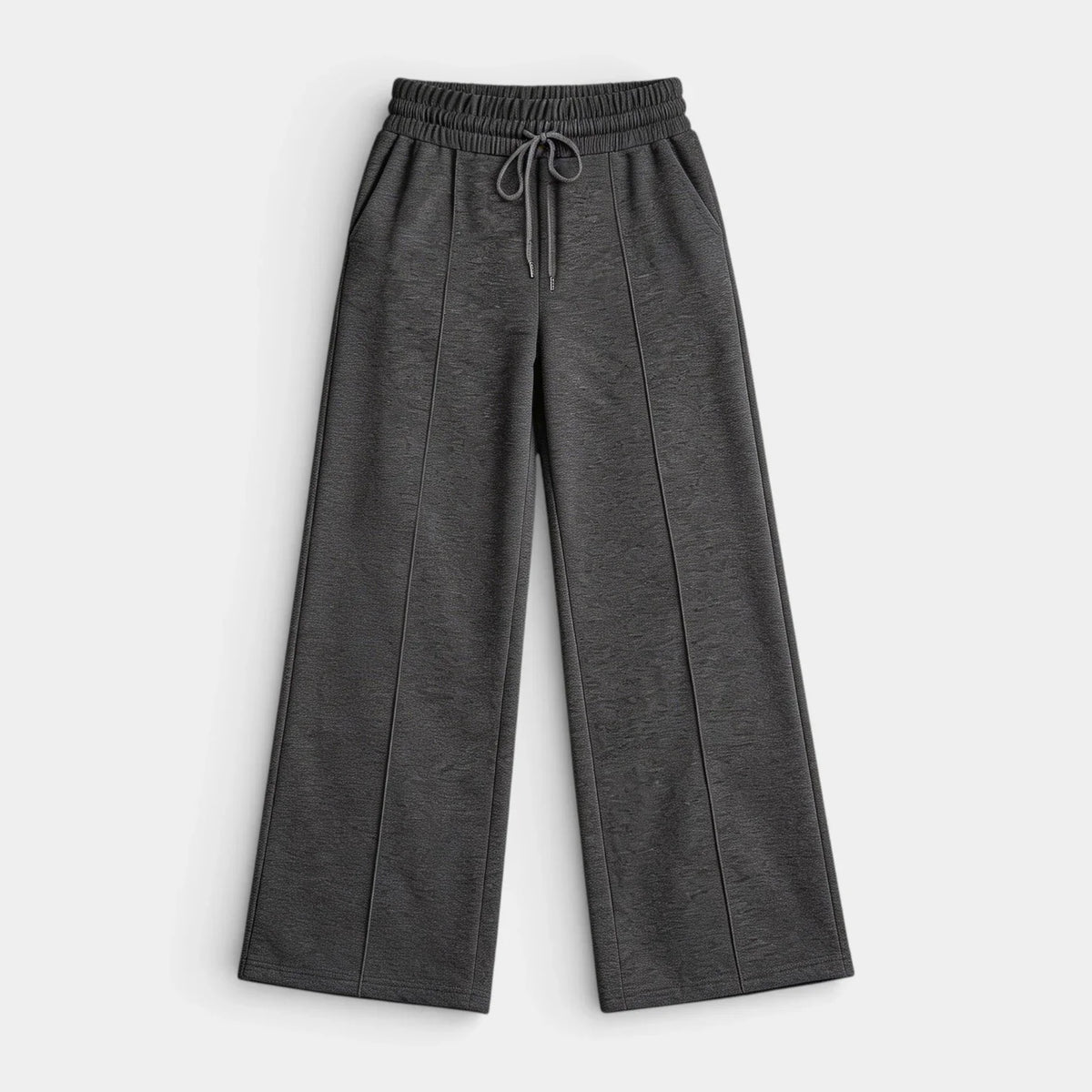 Pantalón Ancho Mujer Lino Cordón