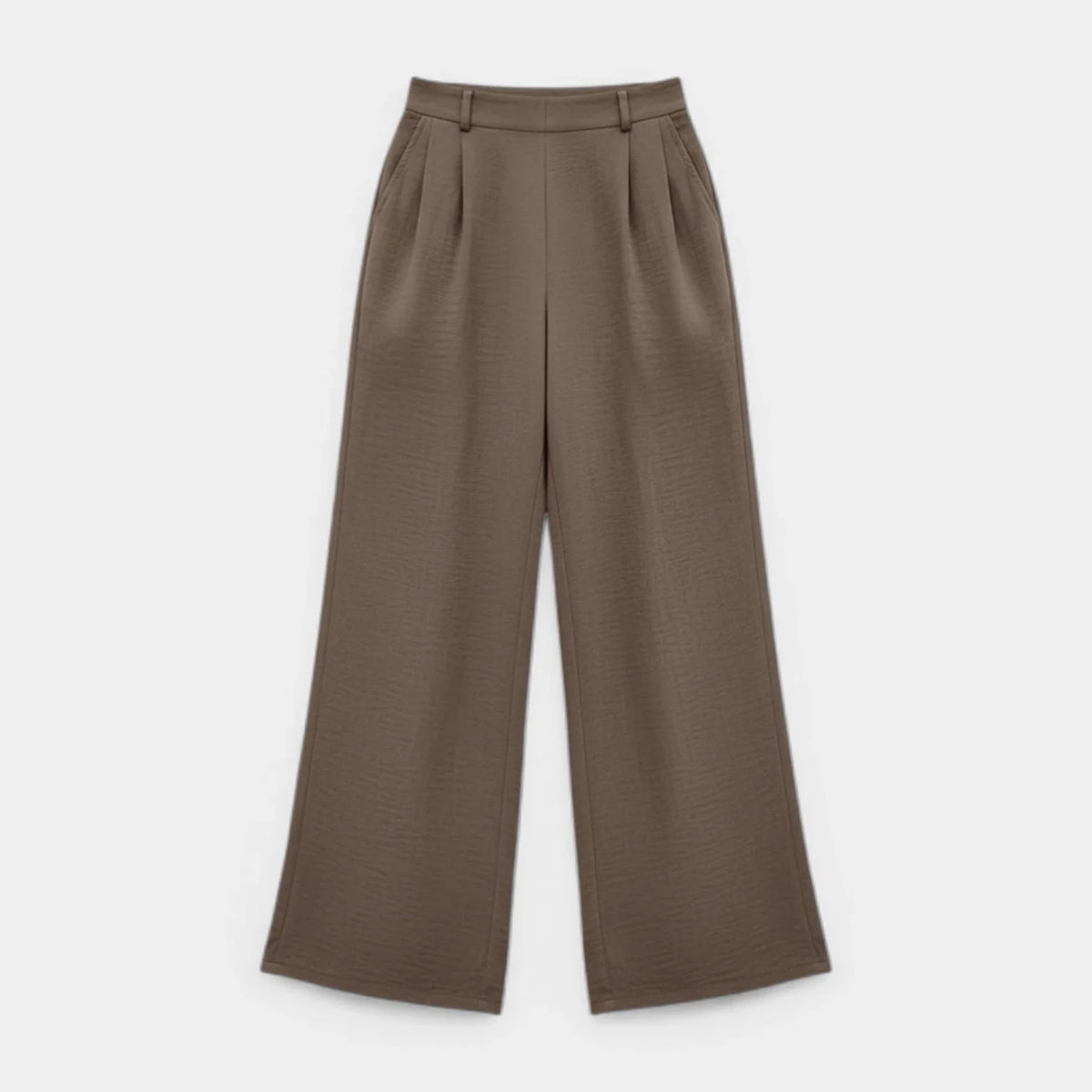 Pantalón Ancho Mujer Tiro Alto Pinzas