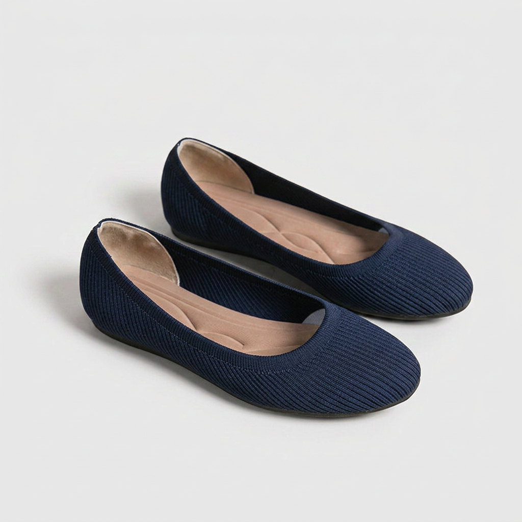 Bailarinas Mujer Punto Elástico Slip-On