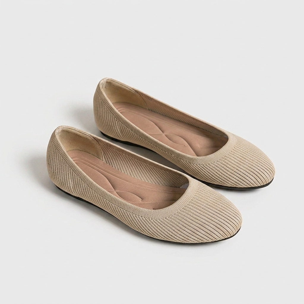 Bailarinas Mujer Punto Elástico Slip-On