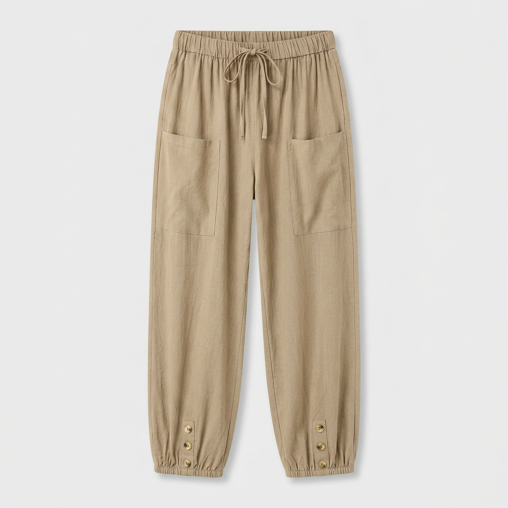 Pantalón Mujer Tiro Alto Cómodo