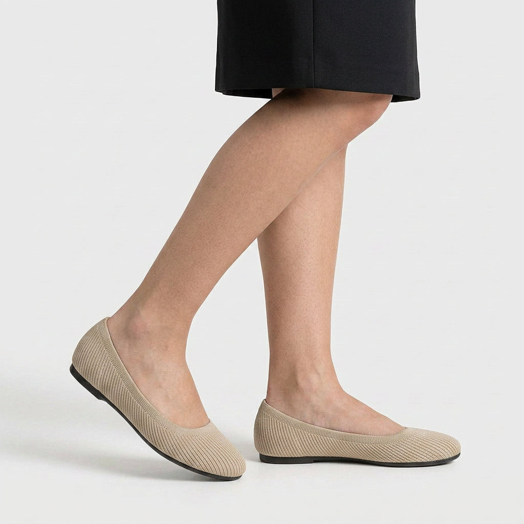 Bailarinas Mujer Punto Elástico Slip-On