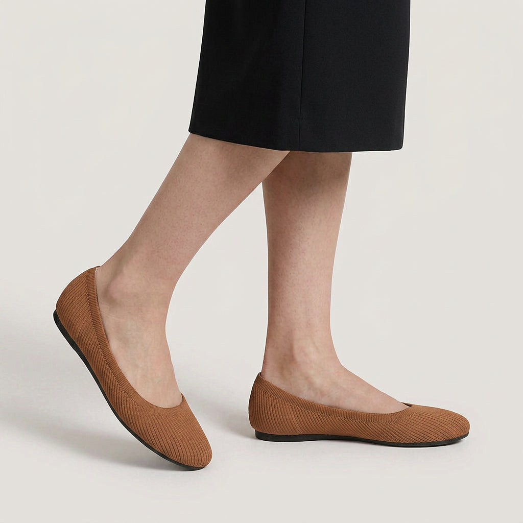 Bailarinas Mujer Punto Elástico Slip-On