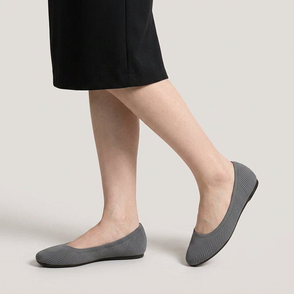 Bailarinas Mujer Punto Elástico Slip-On