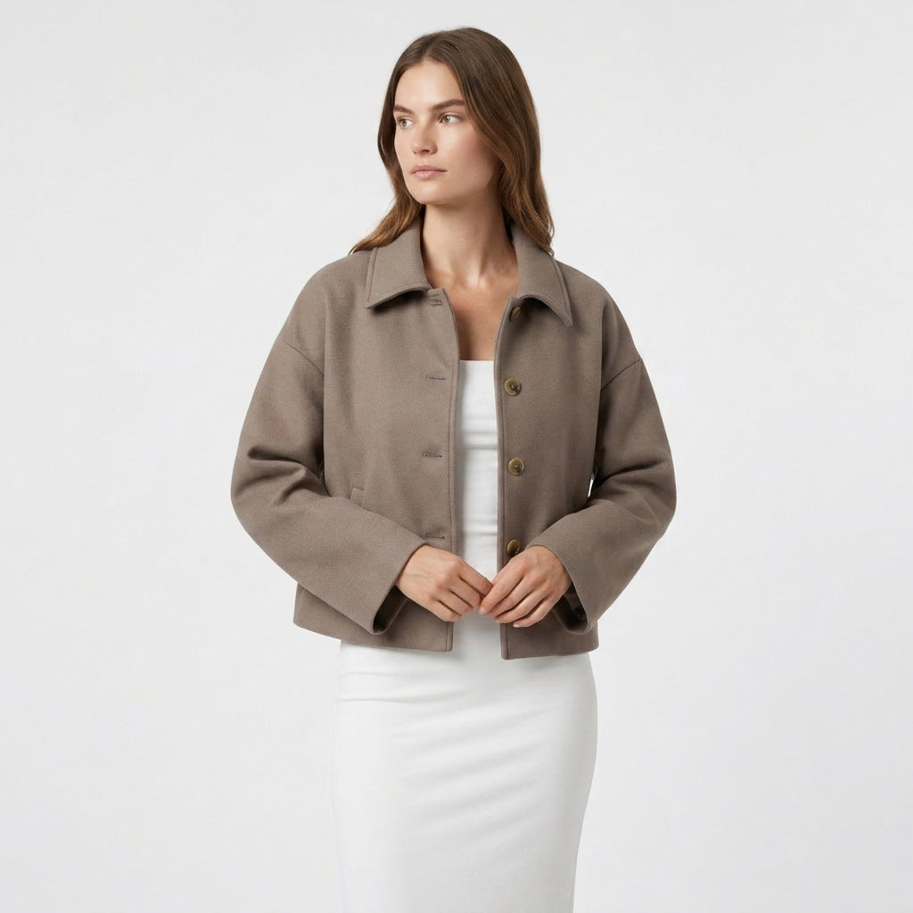 Cazadora Mujer Oversize Manga Larga Urbana