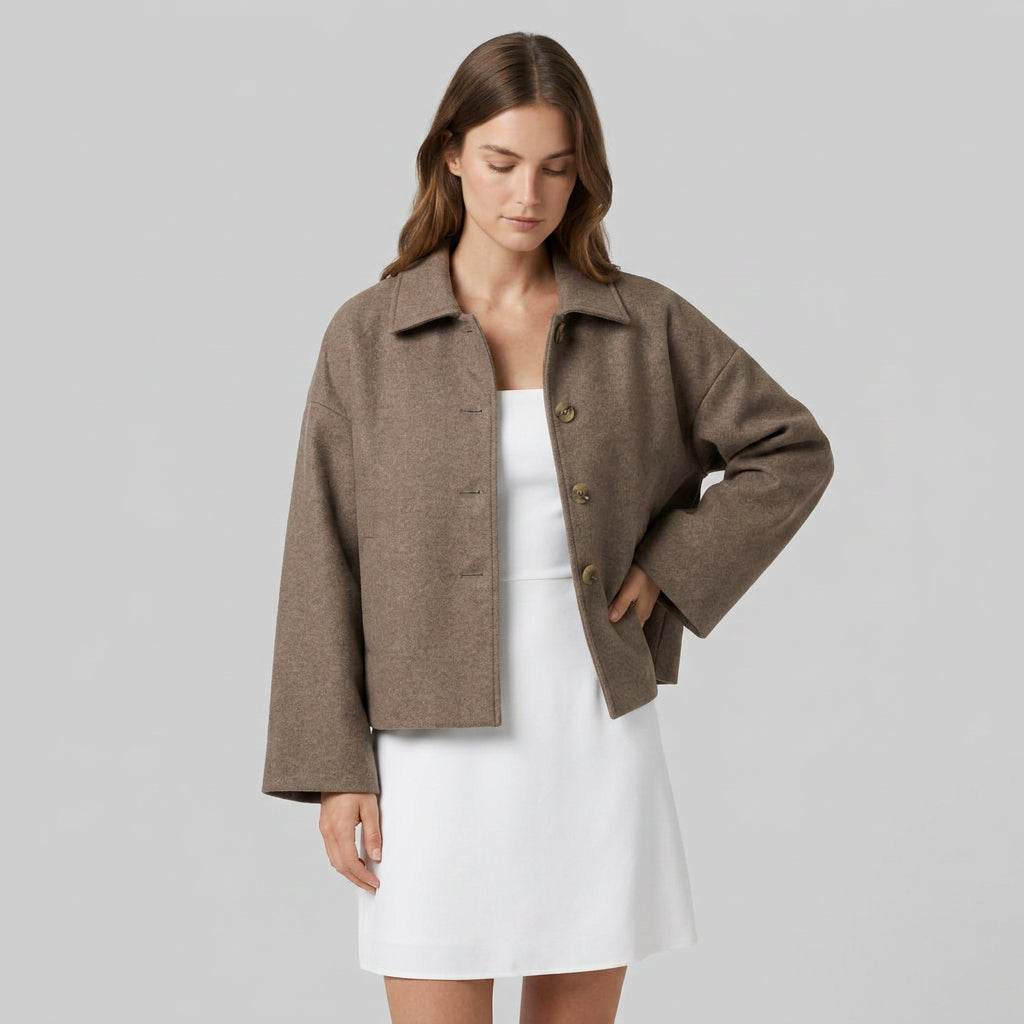 Cazadora Mujer Oversize Manga Larga Urbana