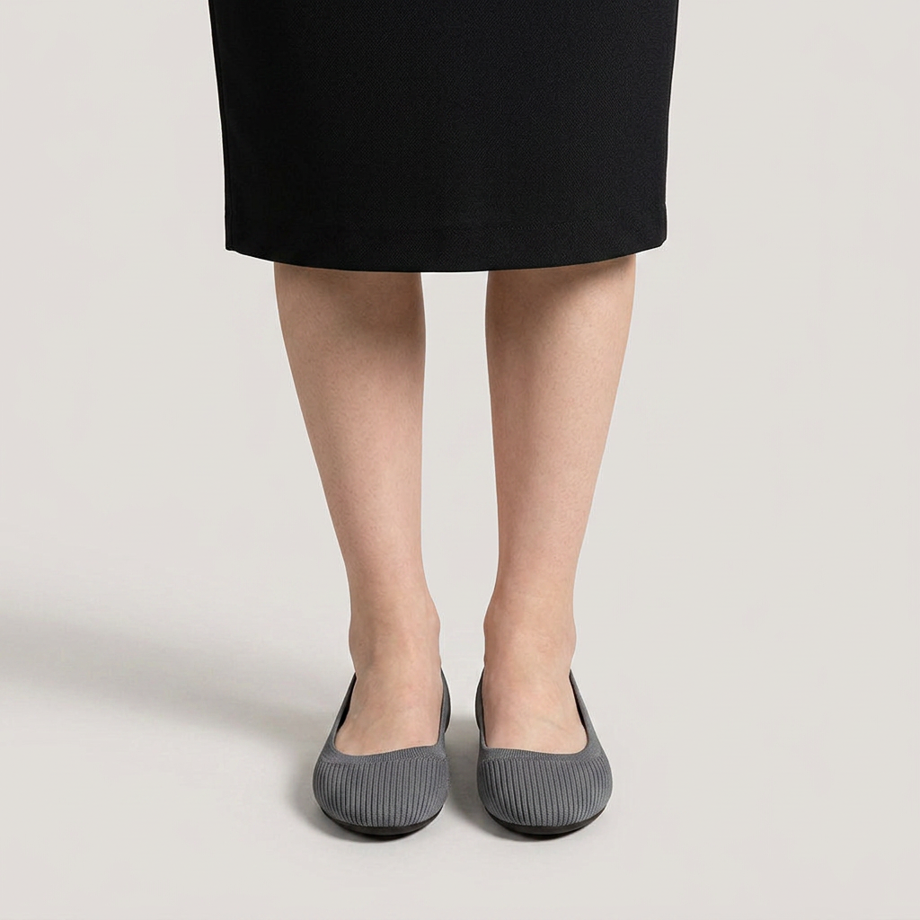 Bailarinas Mujer Punto Elástico Slip-On