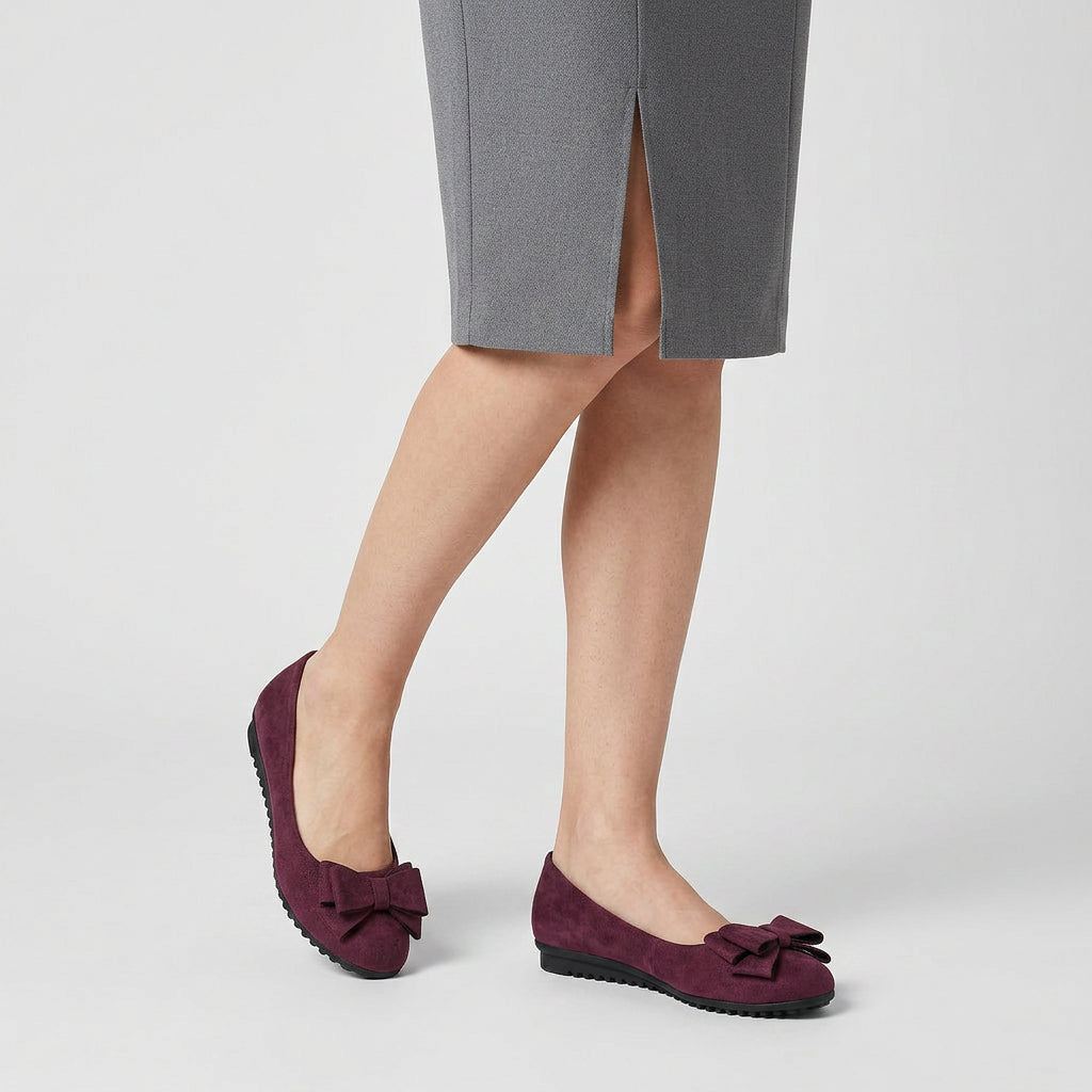 Mocasines Mujer Piel Lazo Decorativo