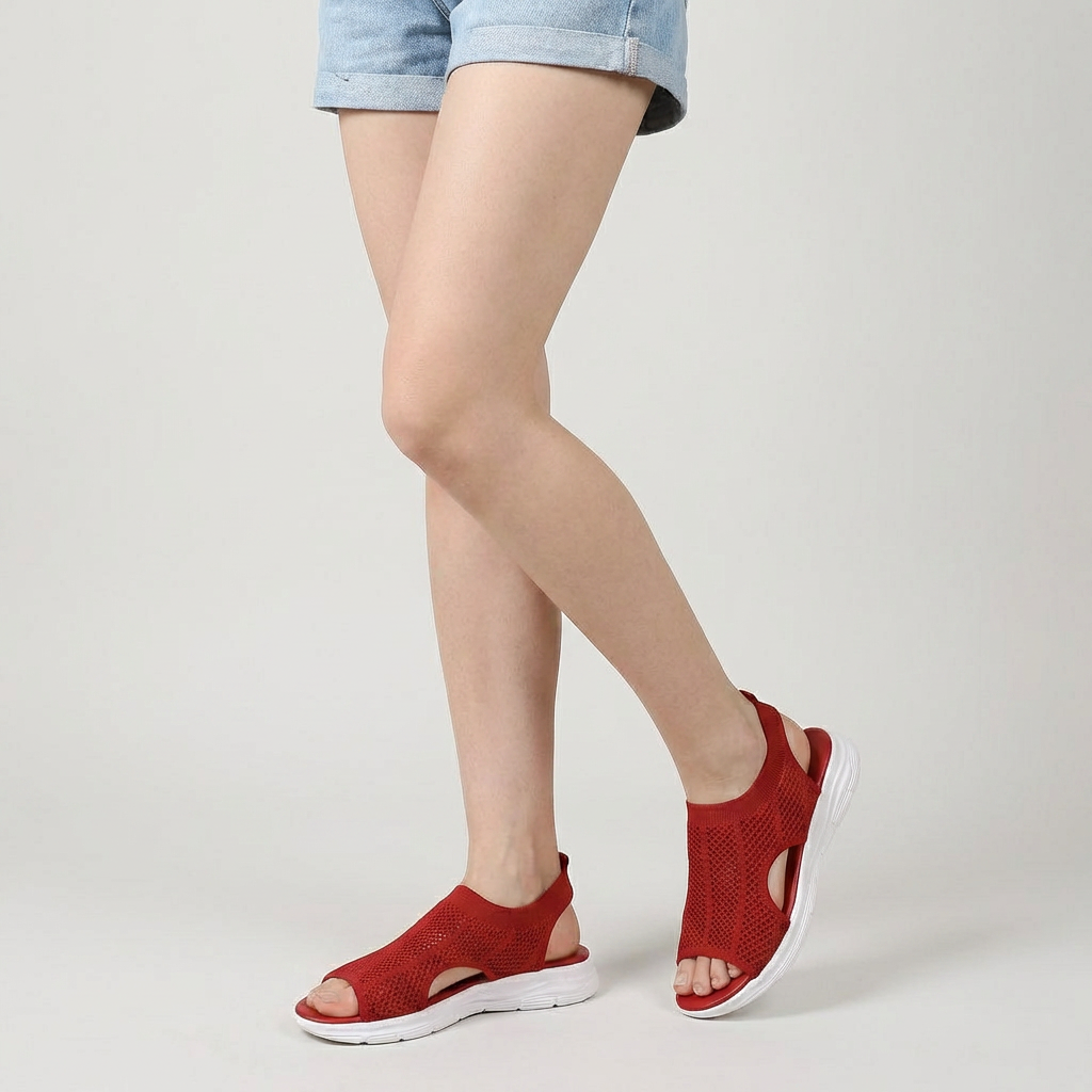 Sandalias Mujer Suela Gruesa Ajustable