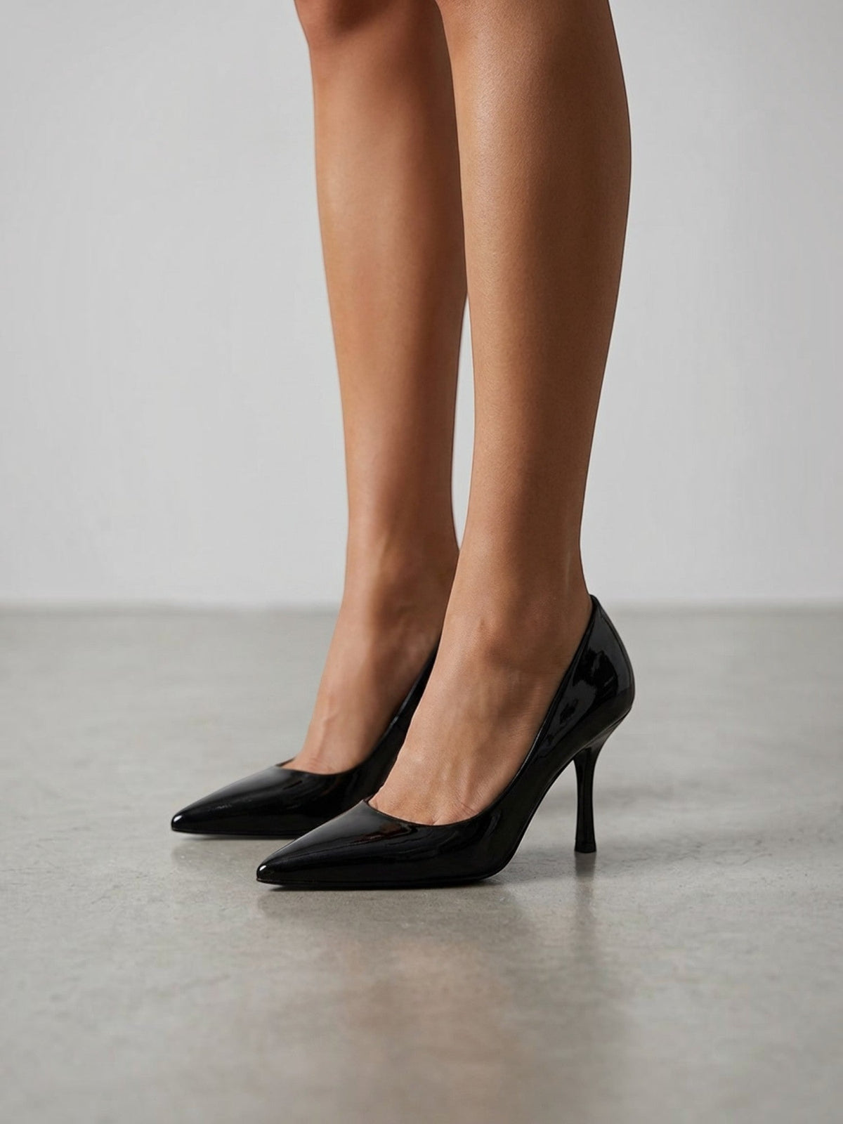 Zapatos de tacón Lucetta de charol con punta fina