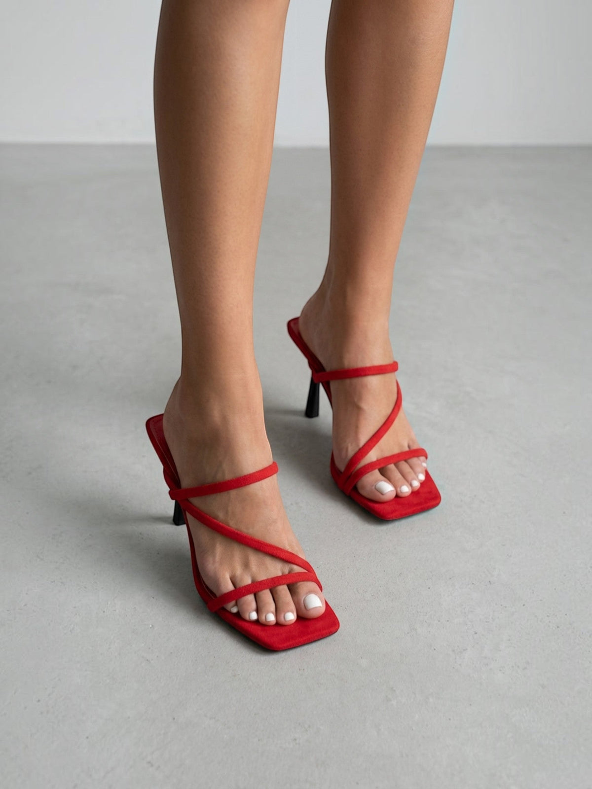Sandalias mule Valeska de tiras finas