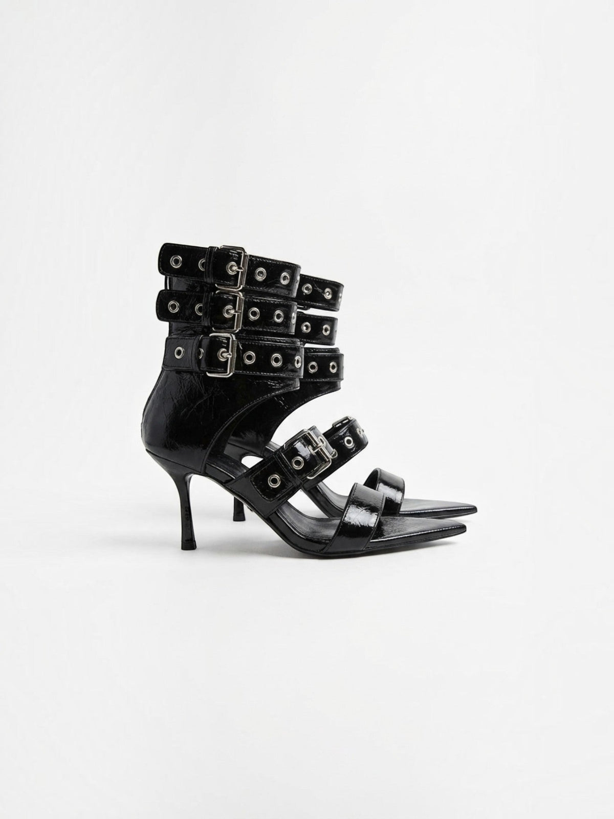 Sandalias de tacón Elenique con hebillas