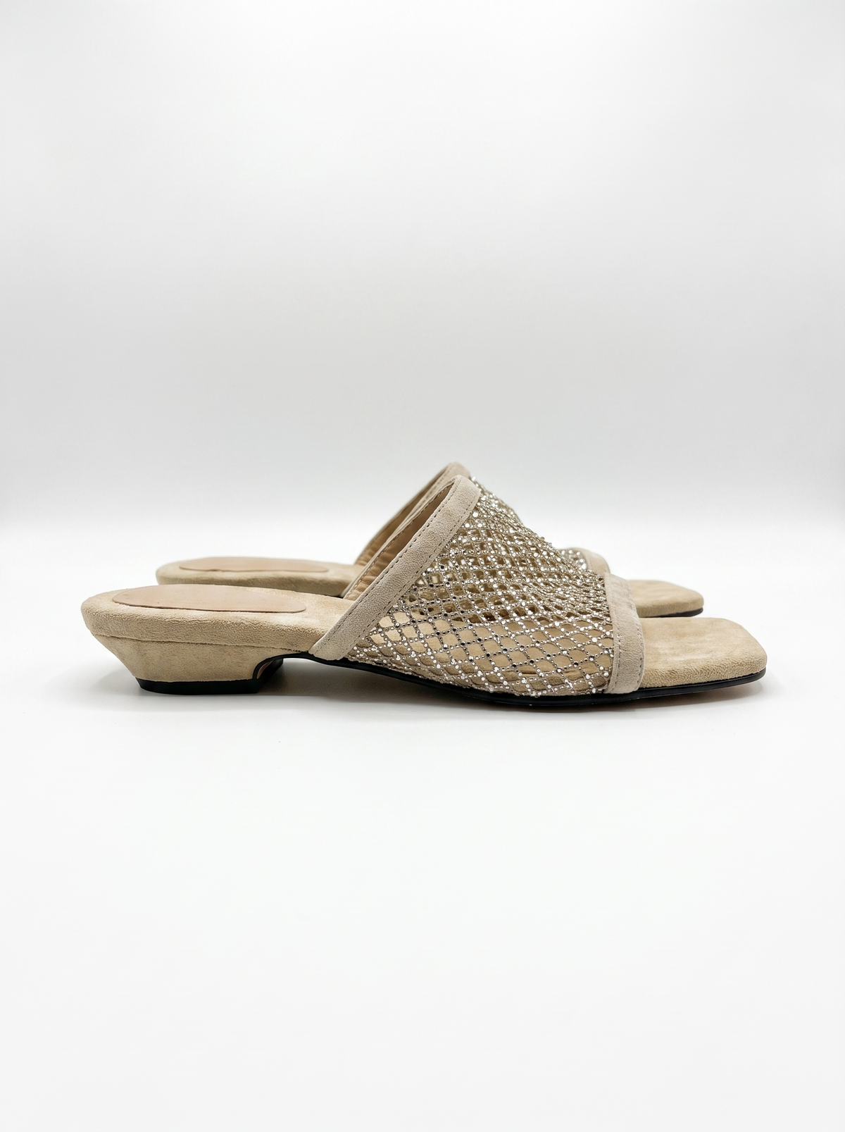 Mules Zoey de Malla con Pedrería