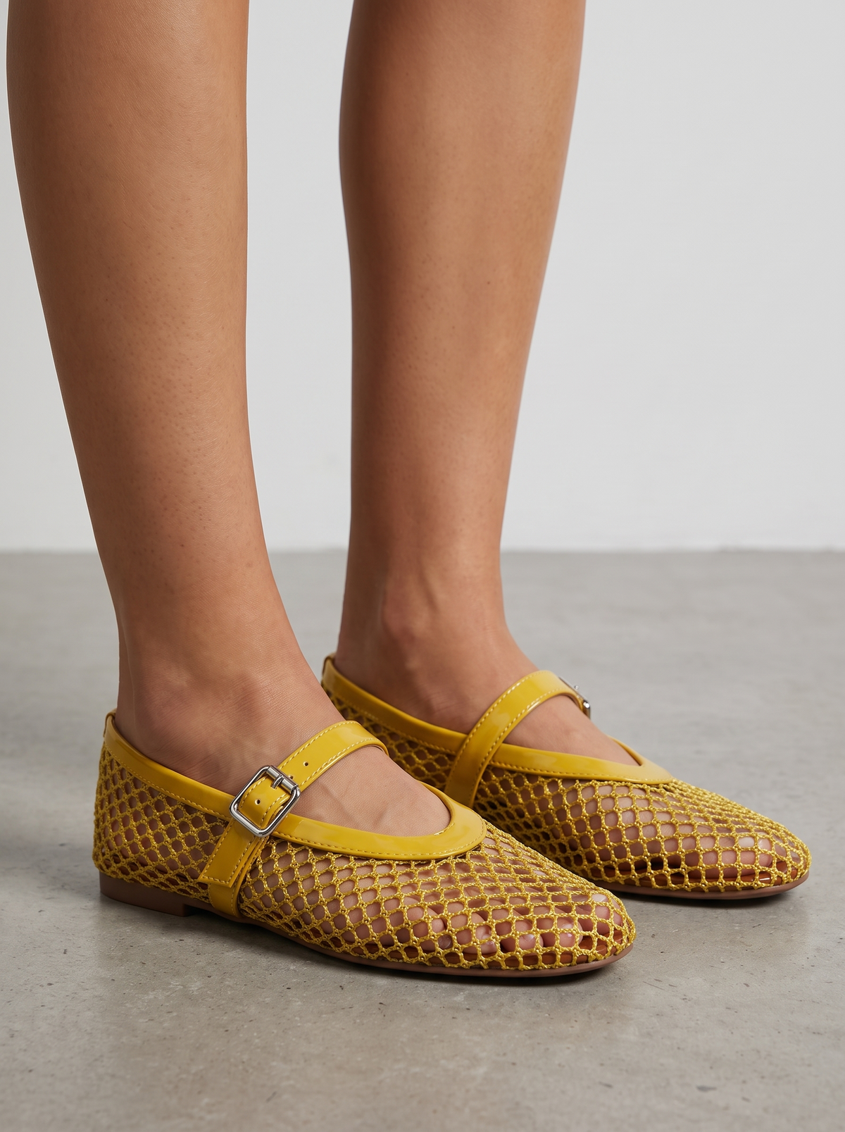 Bailarinas Ginger de Malla con Tira