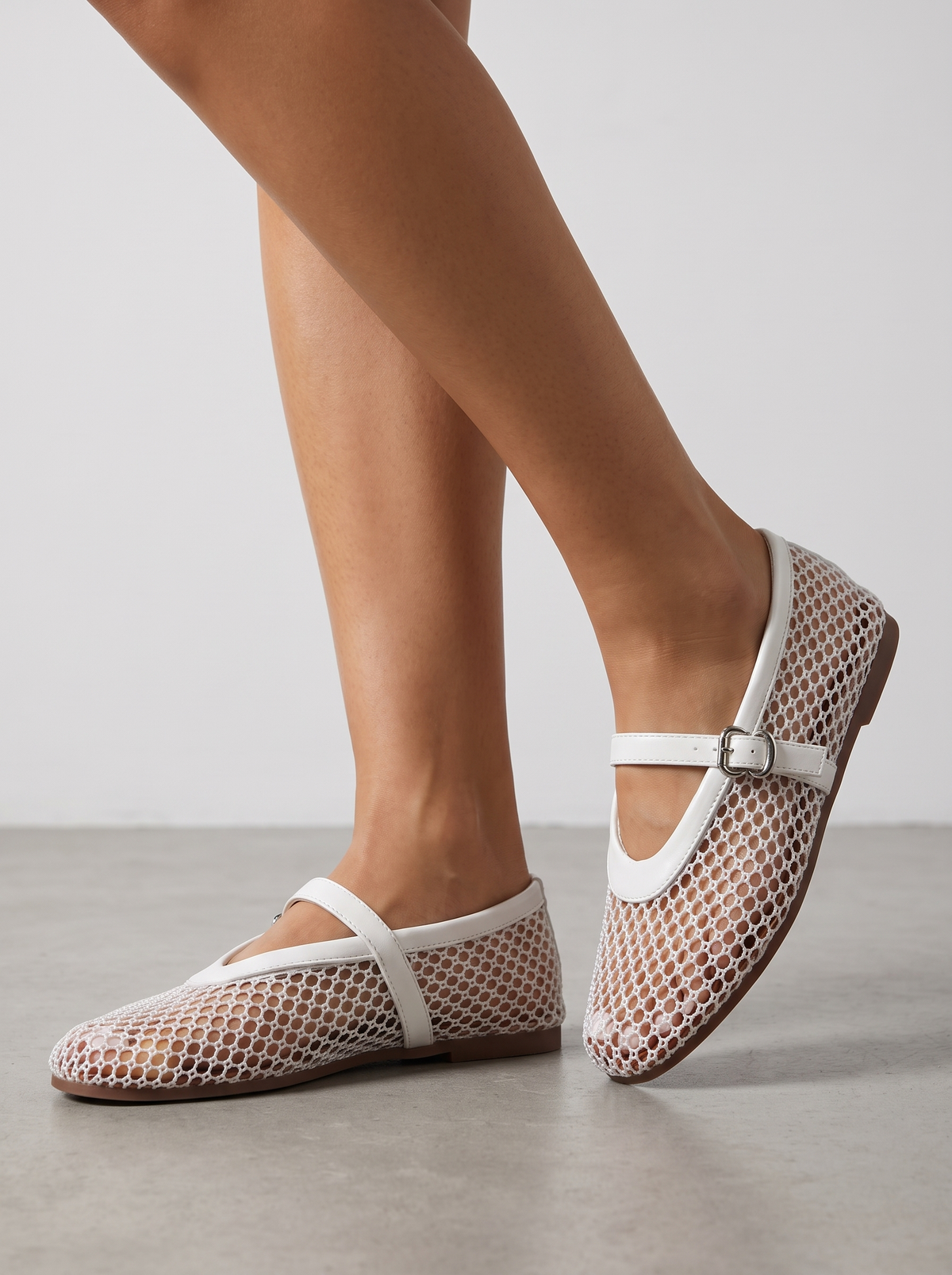 Bailarinas Ginger de Malla con Tira