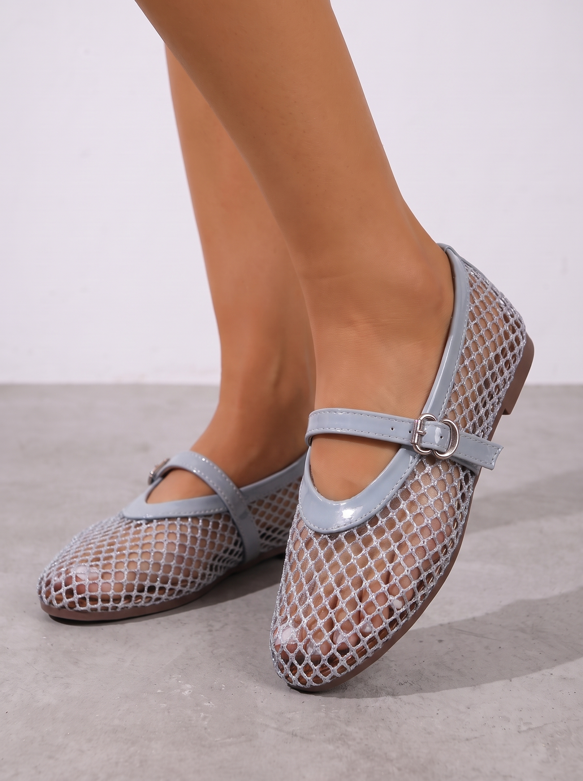 Bailarinas Ginger de Malla con Tira