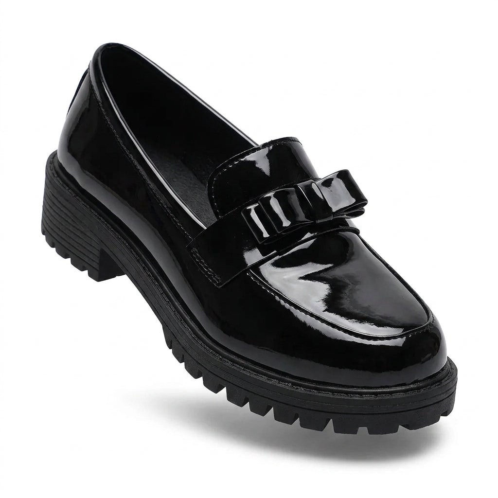 Mocasines de Charol Mujer Minimalistas de Suela Plana Flexible