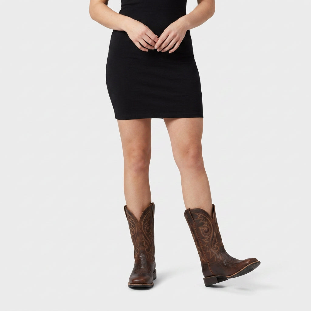 Botas de Tacón Mujer Cowboy Piel