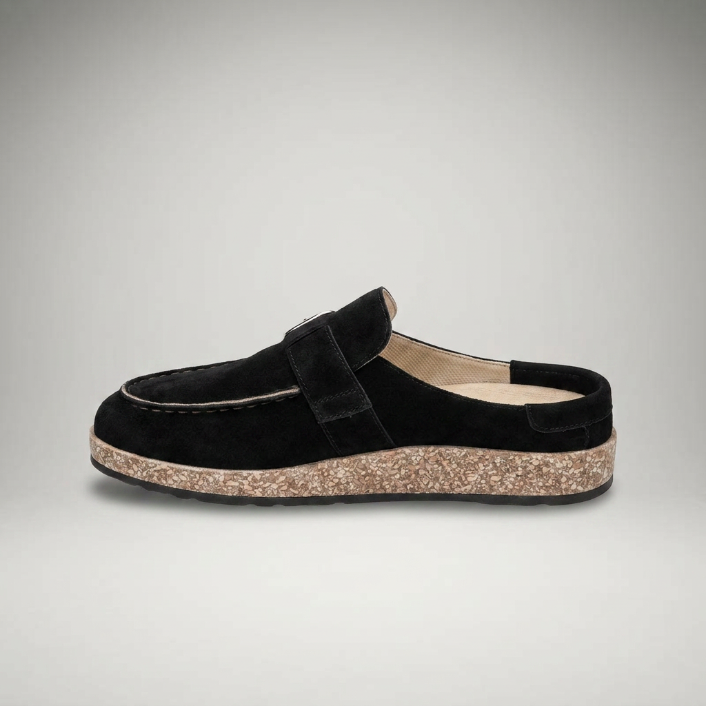 Sandalias Confort Mujer con Plantilla Acolchada y Hebilla