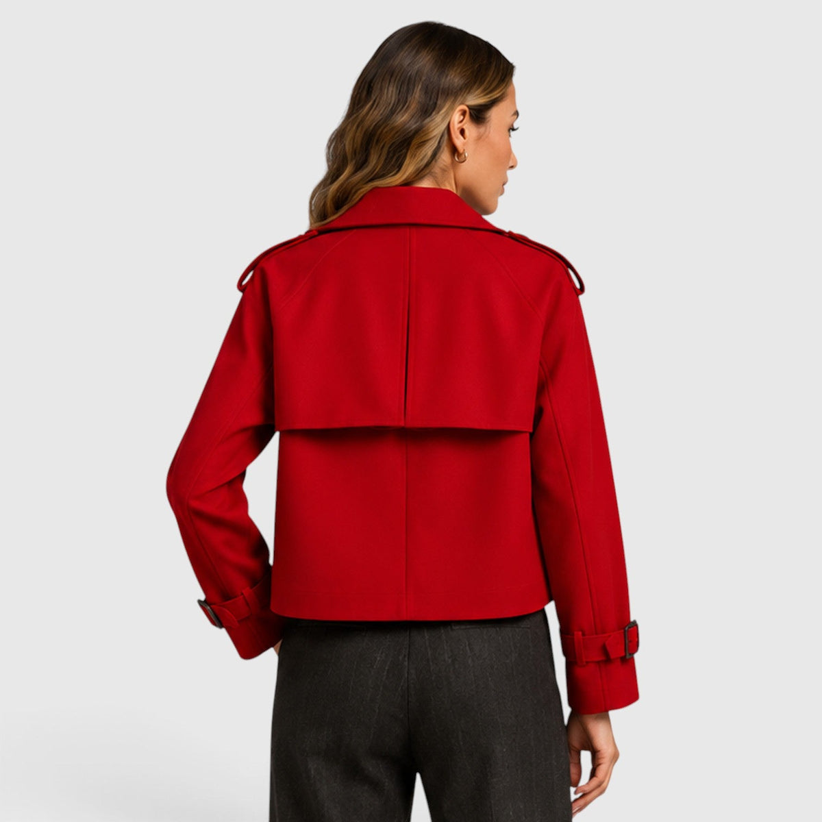 Gabardina Mujer Doble Botonadura Ligera para Looks Smart Casual - Vista 20