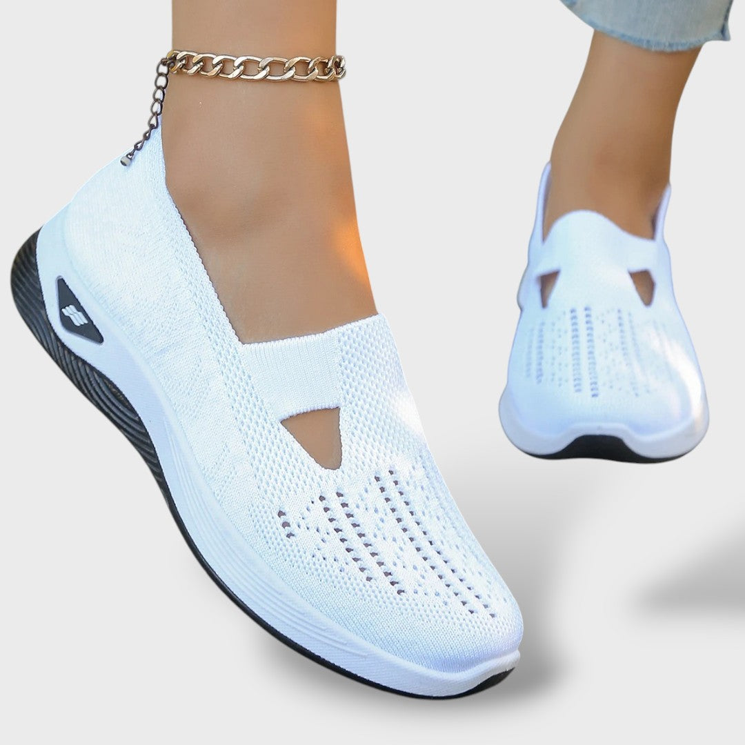 Zapatillas Mujer de Malla Slip-On sin Cordones