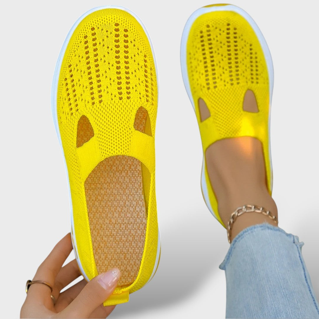Zapatillas Mujer de Malla Slip-On sin Cordones