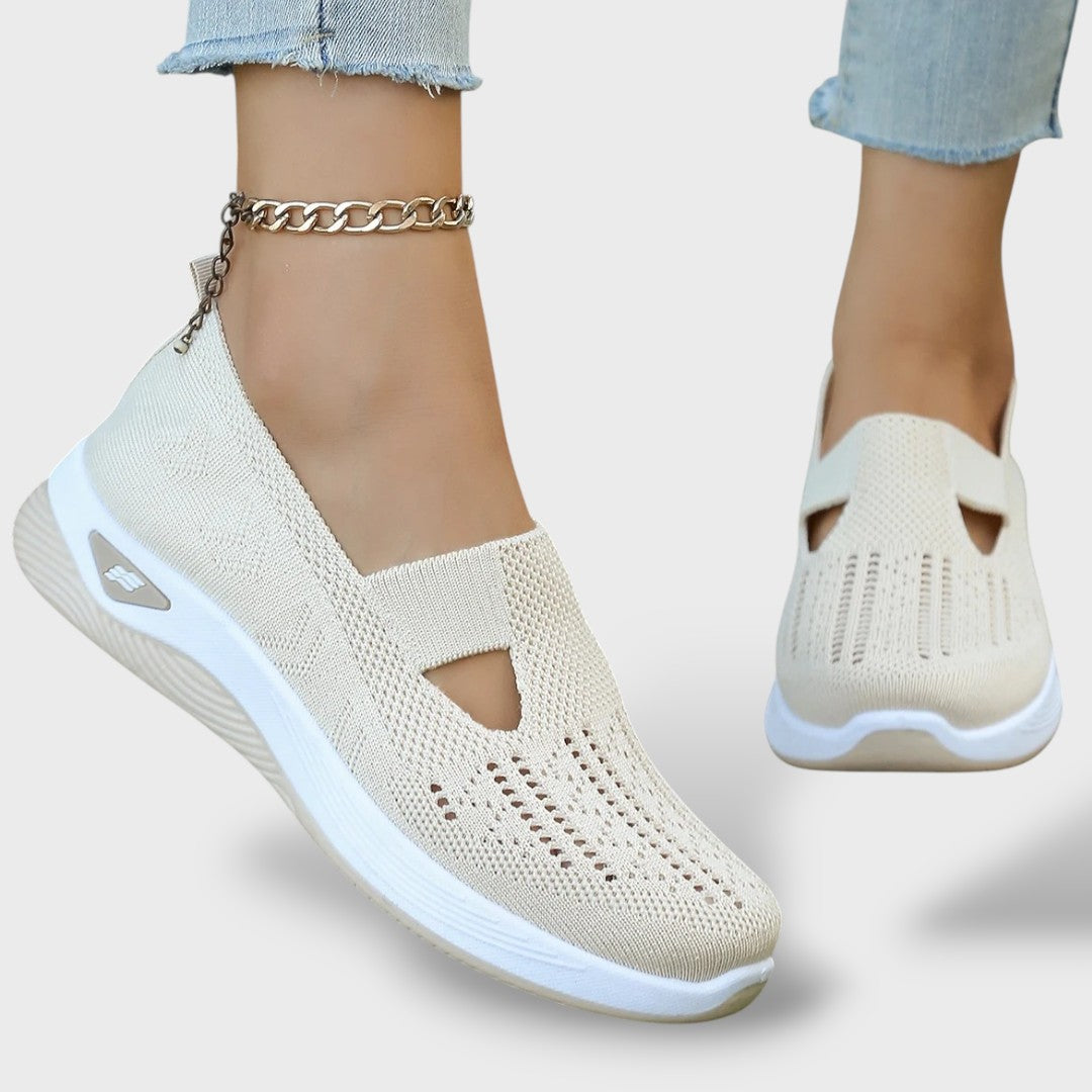 Zapatillas Mujer de Malla Slip-On sin Cordones