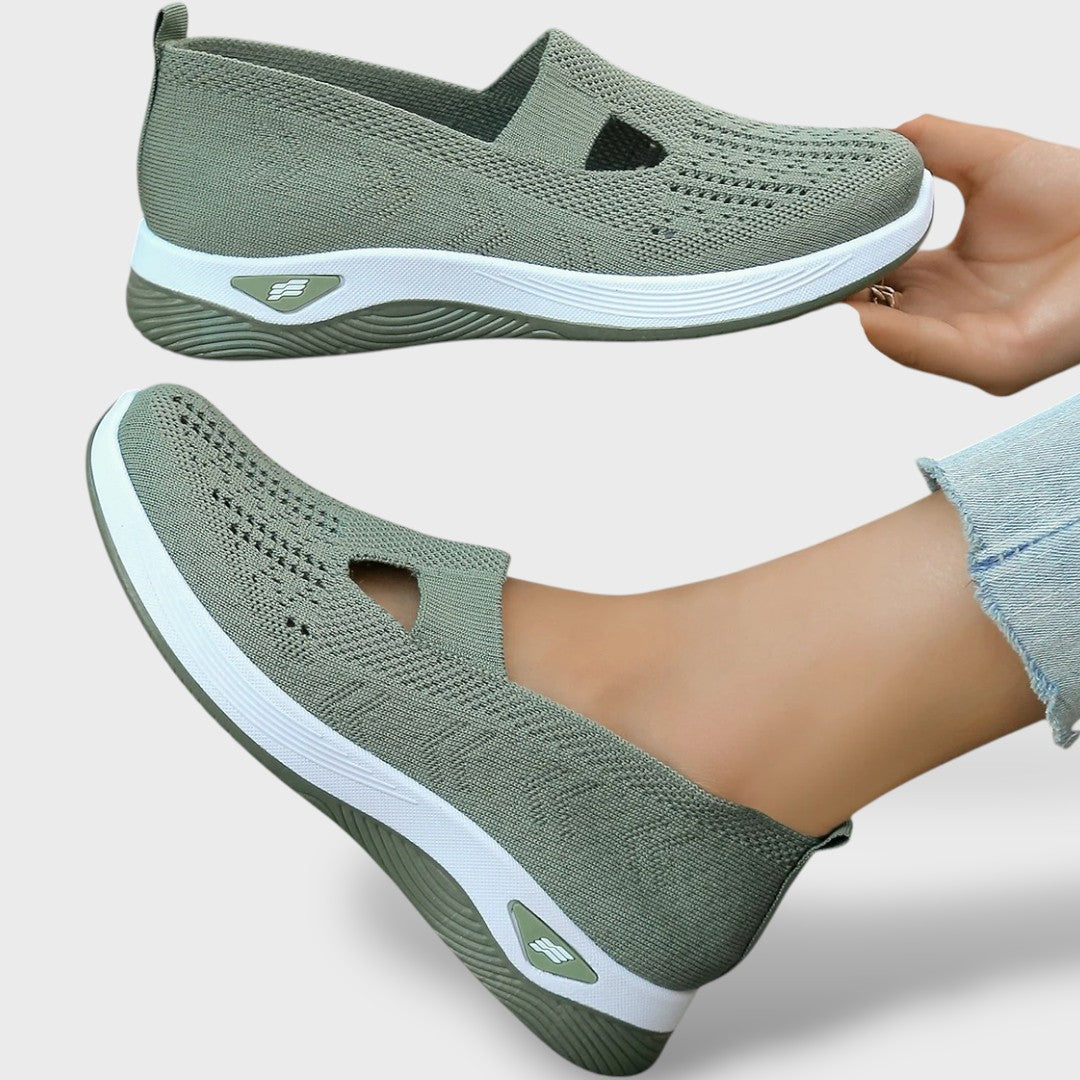 Zapatillas Mujer de Malla Slip-On sin Cordones