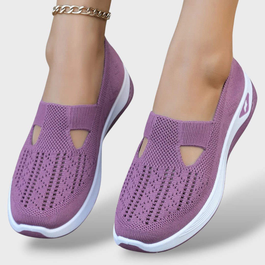 Zapatillas Mujer de Malla Slip-On sin Cordones