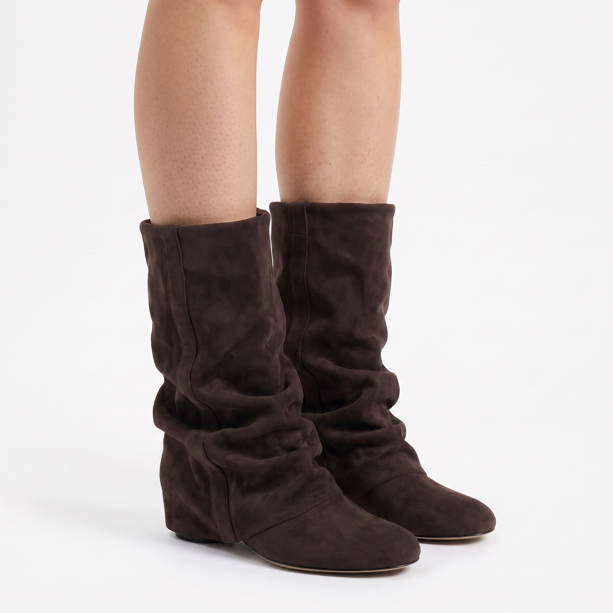 Botas Altas Mujer Caña Ancha Cómoda