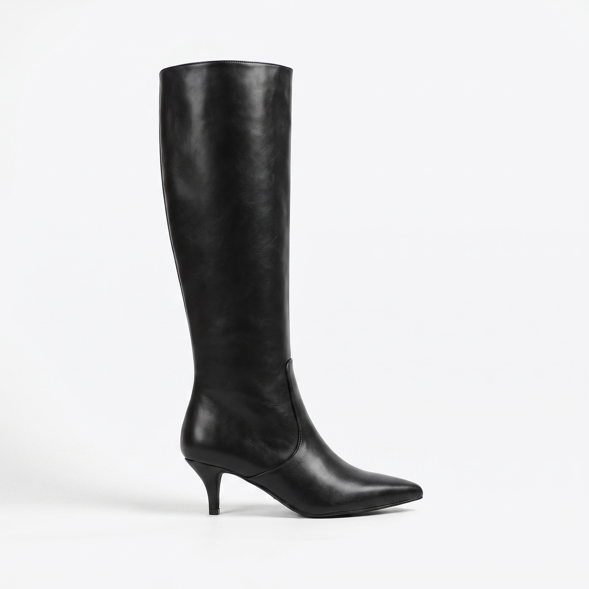 Botas Altas Mujer Tacón Bajo Elegante