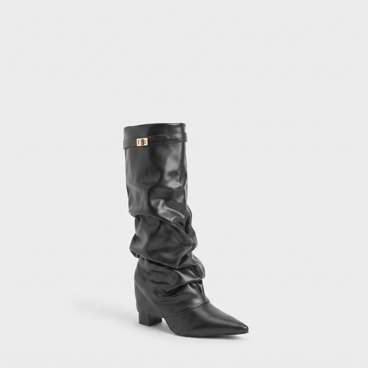 Botas Altas Mujer Punta Fina de Ante