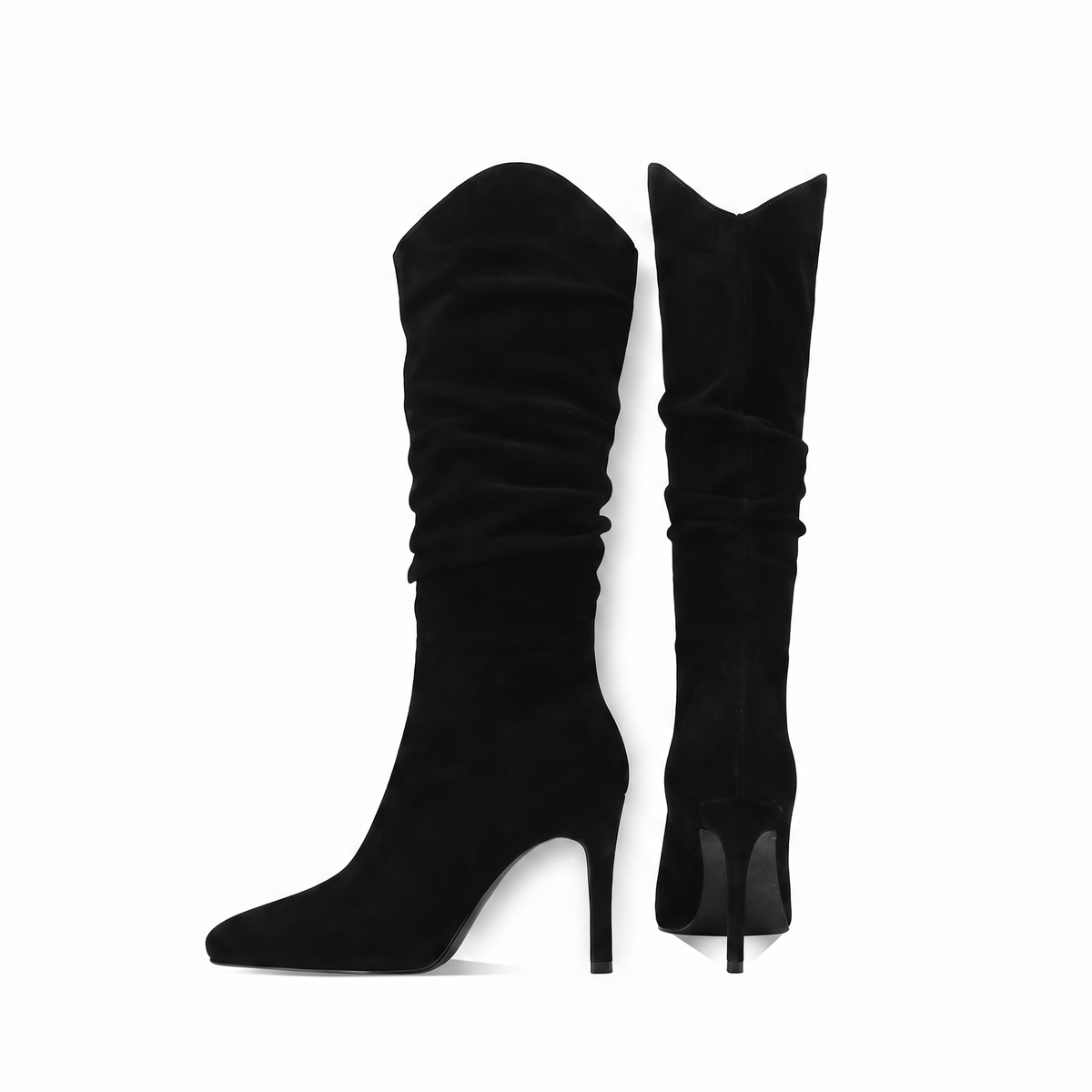 Botines Mujer Punta Fina Tacón Elegante