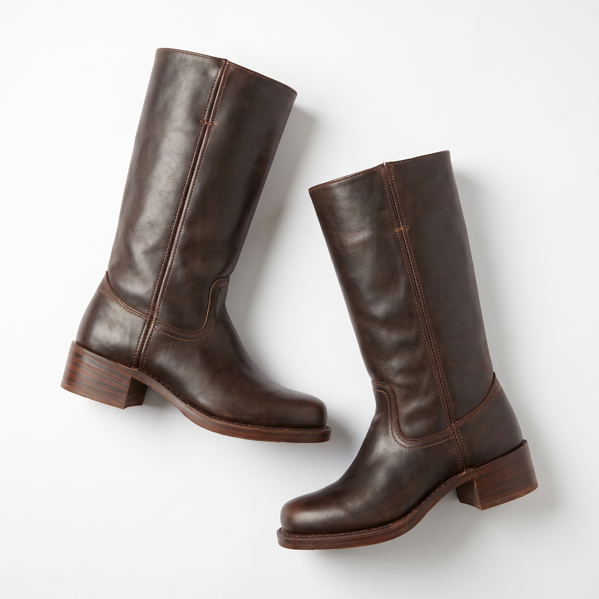 Botas Mujer Media Caña de Piel