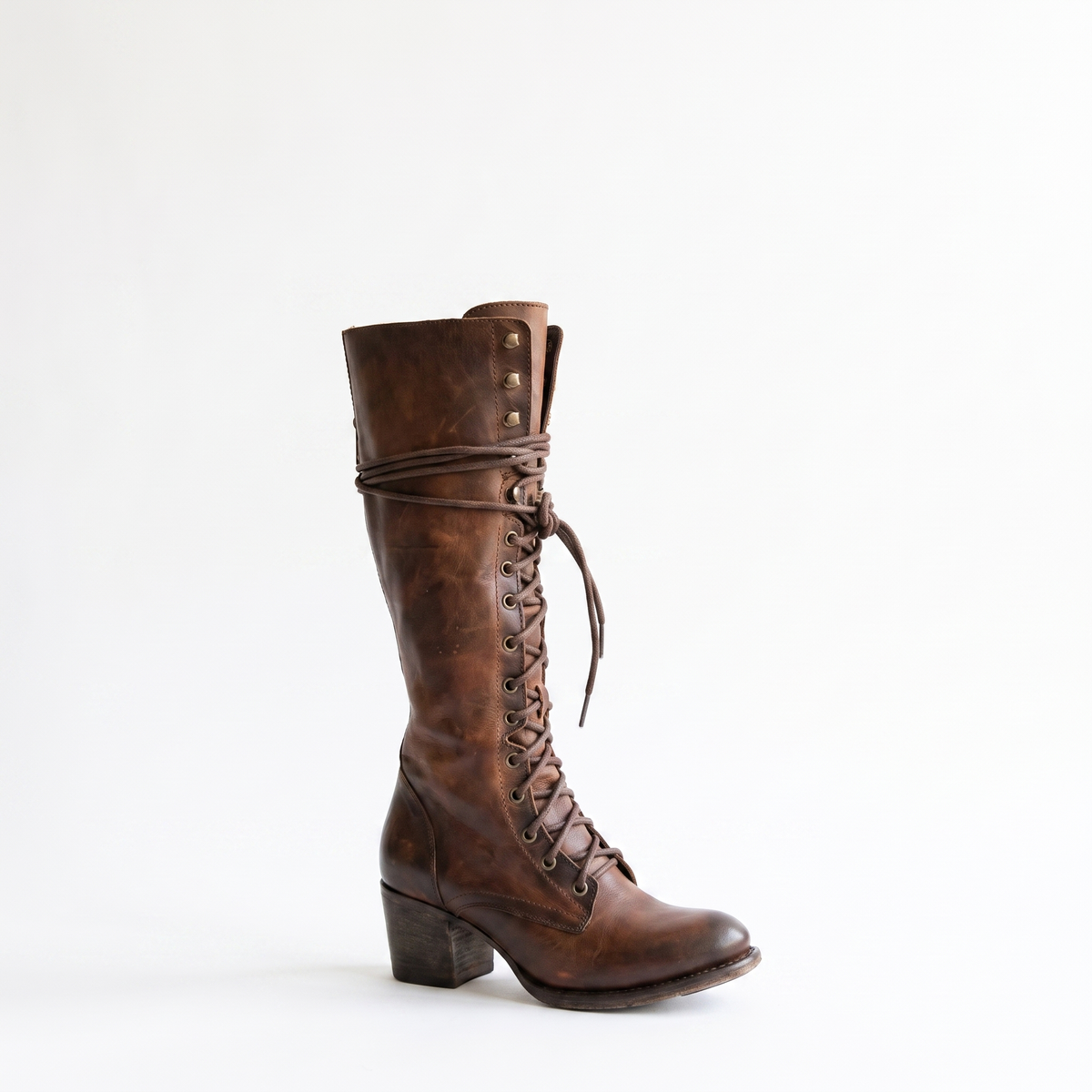 Botas Mujer Cordones Con Lazo Cómodas