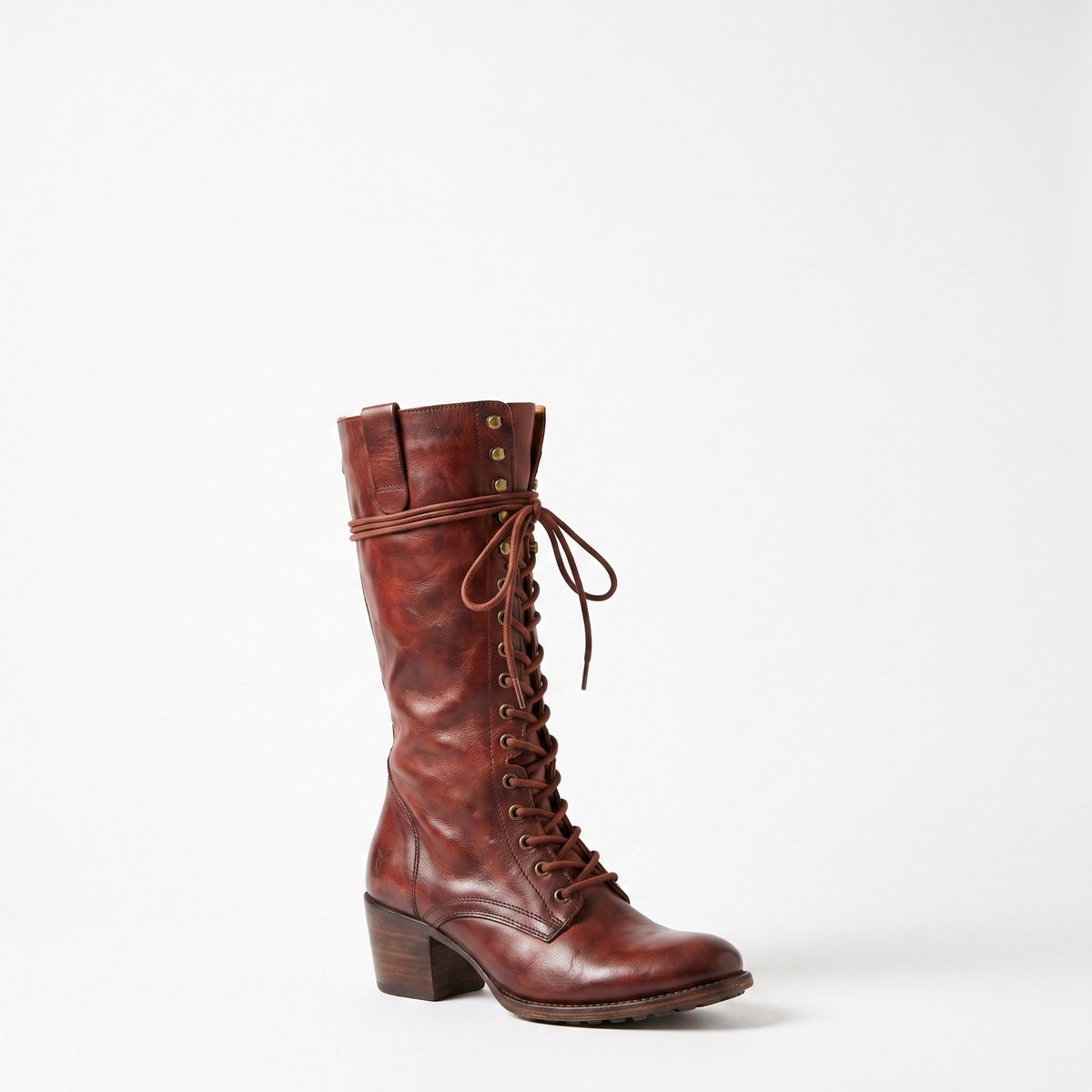 Botas Mujer Cordones Con Lazo Cómodas